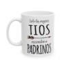 Custom Mejores Padrinos Mug, Spanish Godfather Gift, Personalized Coffee Cup