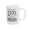 Custom Mejores Padrinos Mug, Spanish Godfather Gift, Personalized Coffee Cup